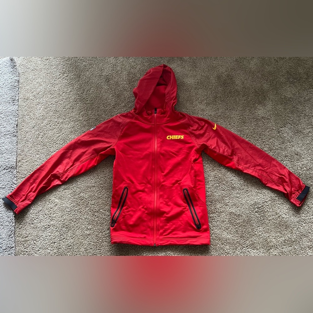 Chiefs On Field Apparel Zip Up Jacket